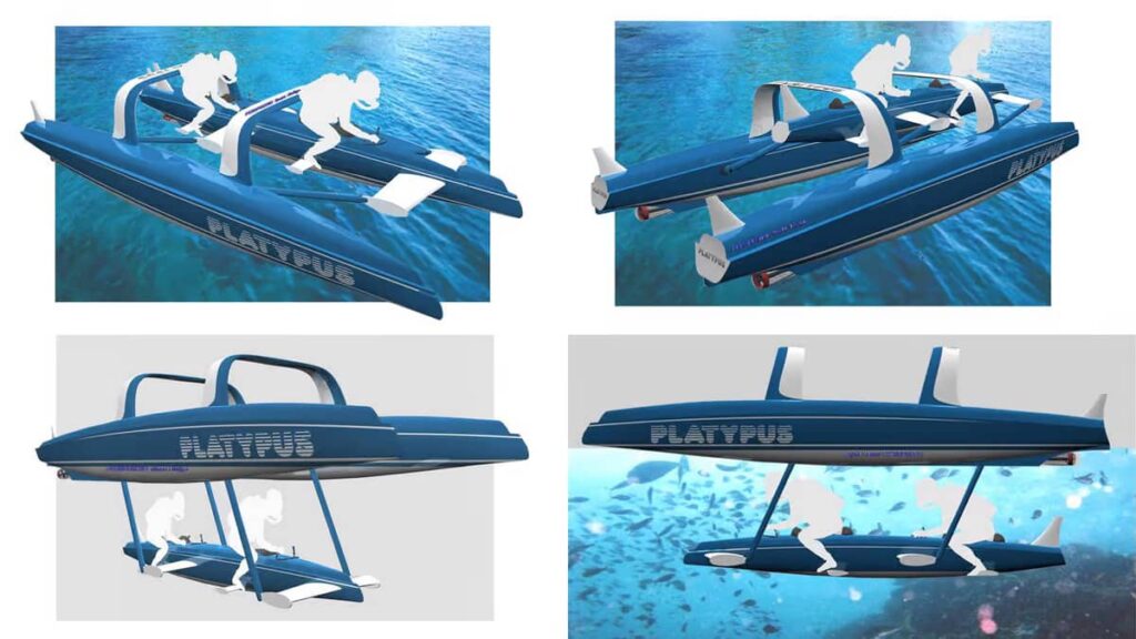 Platypus, l’imbarcazione del futuro solca il mare sopra e sotto la superficie Futuro Prossimo