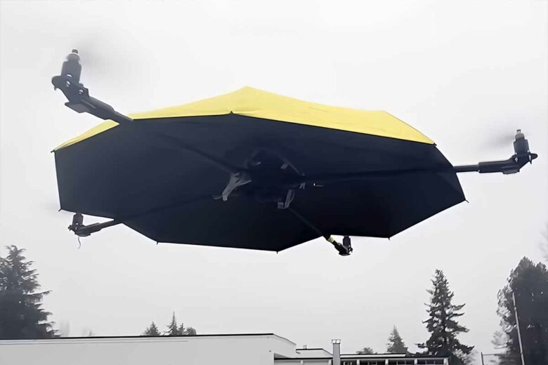 Il parapioggia del futuro? Un drone che ti segue ovunque Futuro Prossimo