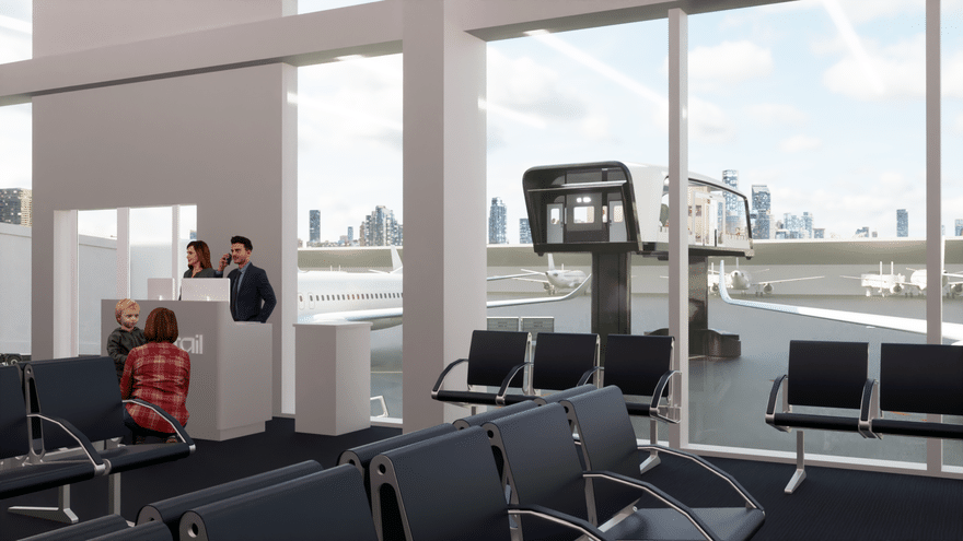 Dovetail, la lounge mobile che trasforma gli aeroporti Futuro Prossimo