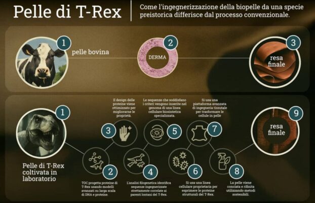 Addio pelle animale, la tua prossima borsa sarà in pelle di T-Rex Futuro Prossimo