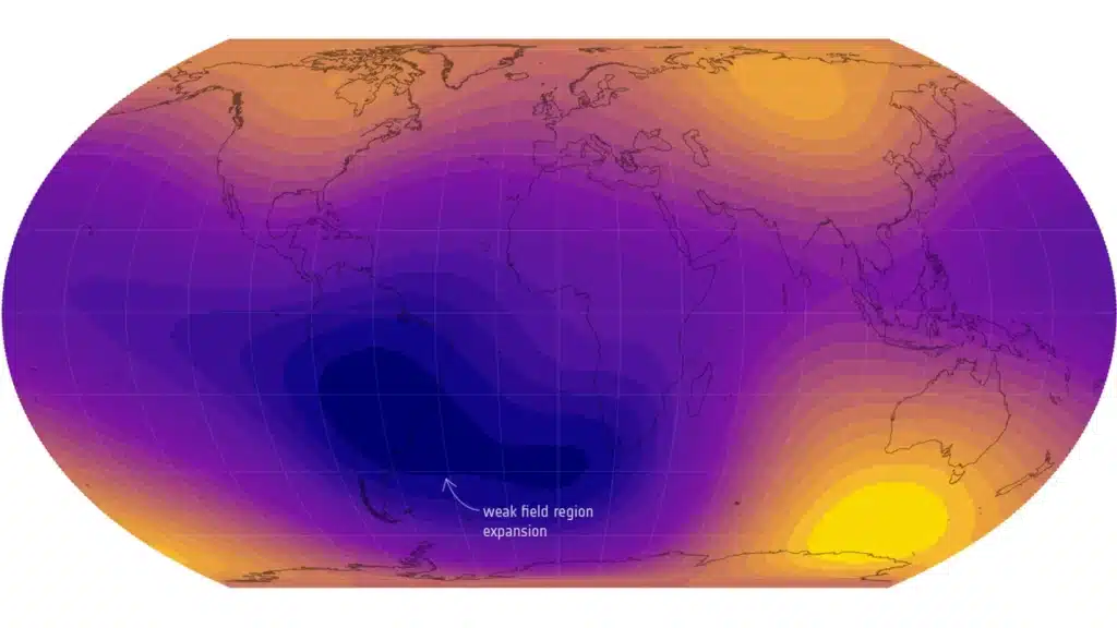 Buco nel campo magnetico terrestre, ora è più largo di mezza Europa Futuro Prossimo