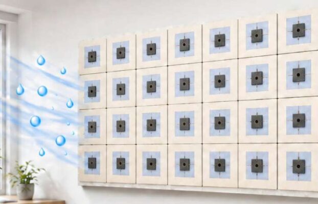 La carta da parati che beve l’umidità e la trasforma in corrente Futuro Prossimo